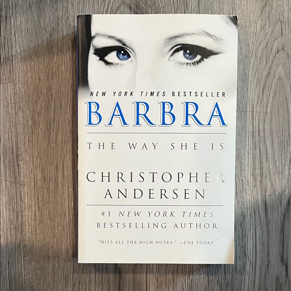 Barbra: The Way She Is by Christopher Andersen - White Cover